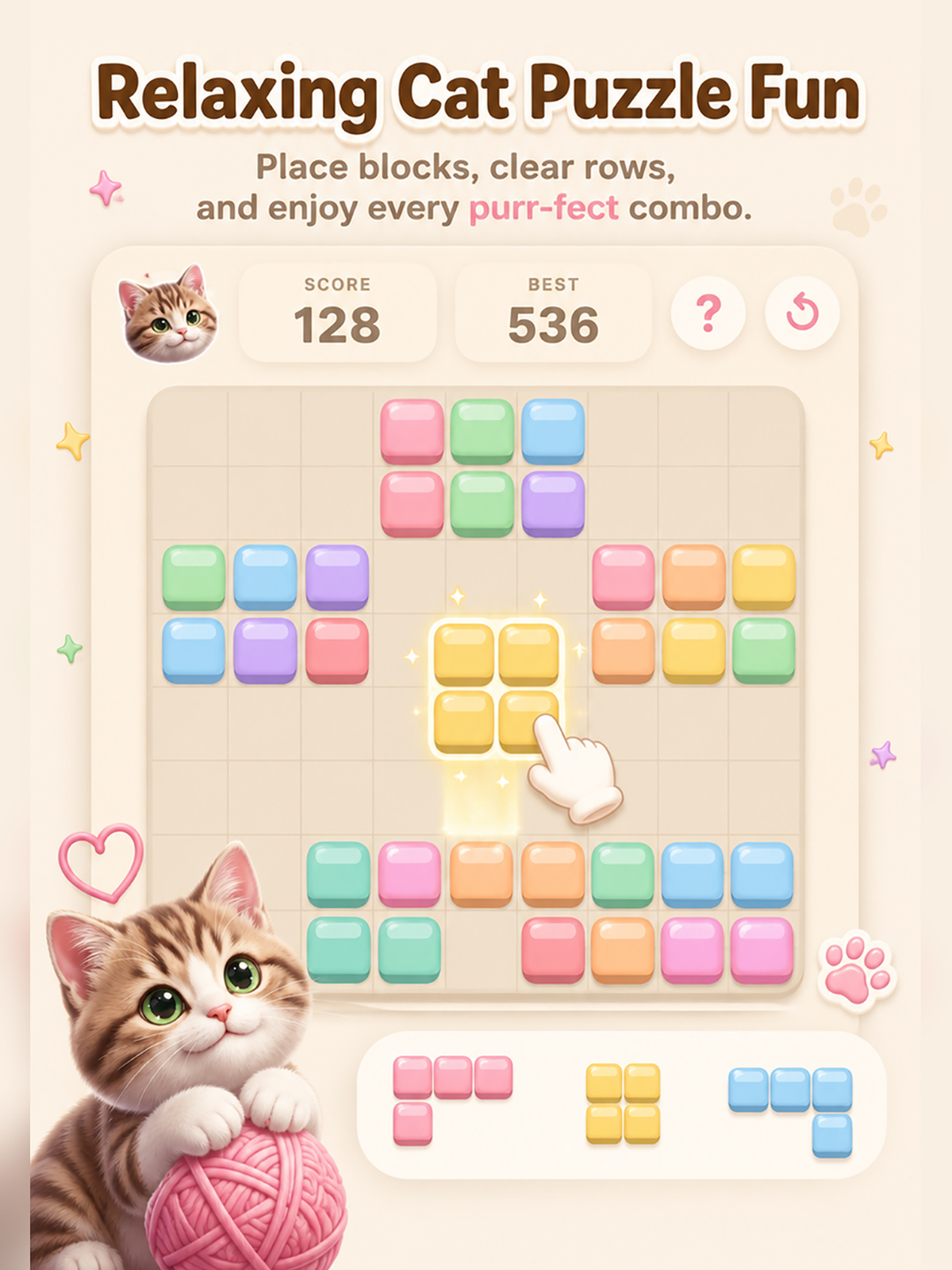 Relaxing Cat Puzzle Fun